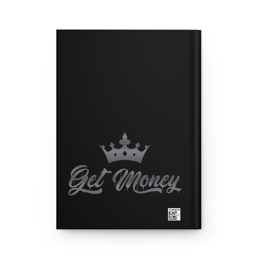 Hardcover Journal — ‘Get Money’ Tattooed Cherub Design