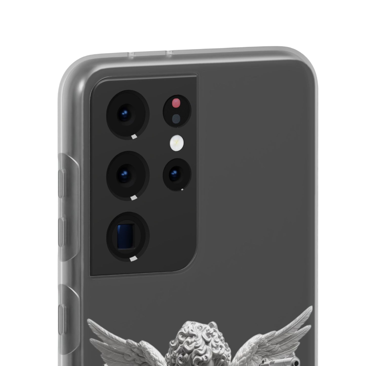 Cherub with Guns Phone Case — Edgy Angel iPhone Case