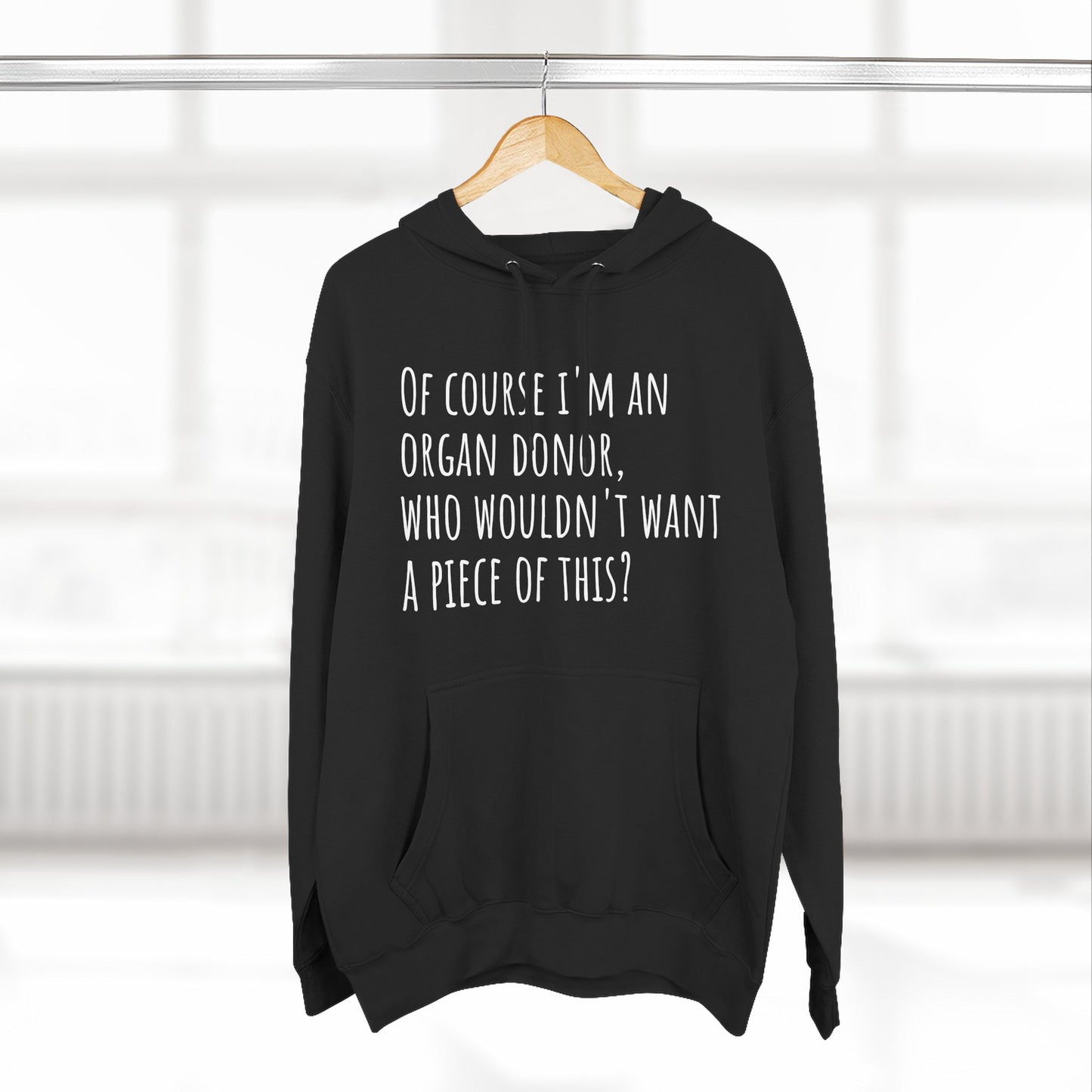 Organ Donor Fleece Hoodie - Funny Gift for Medical Professionals, Casual Wear, Unique Sweatshirt for Fundraisers, Healthcare Apparel