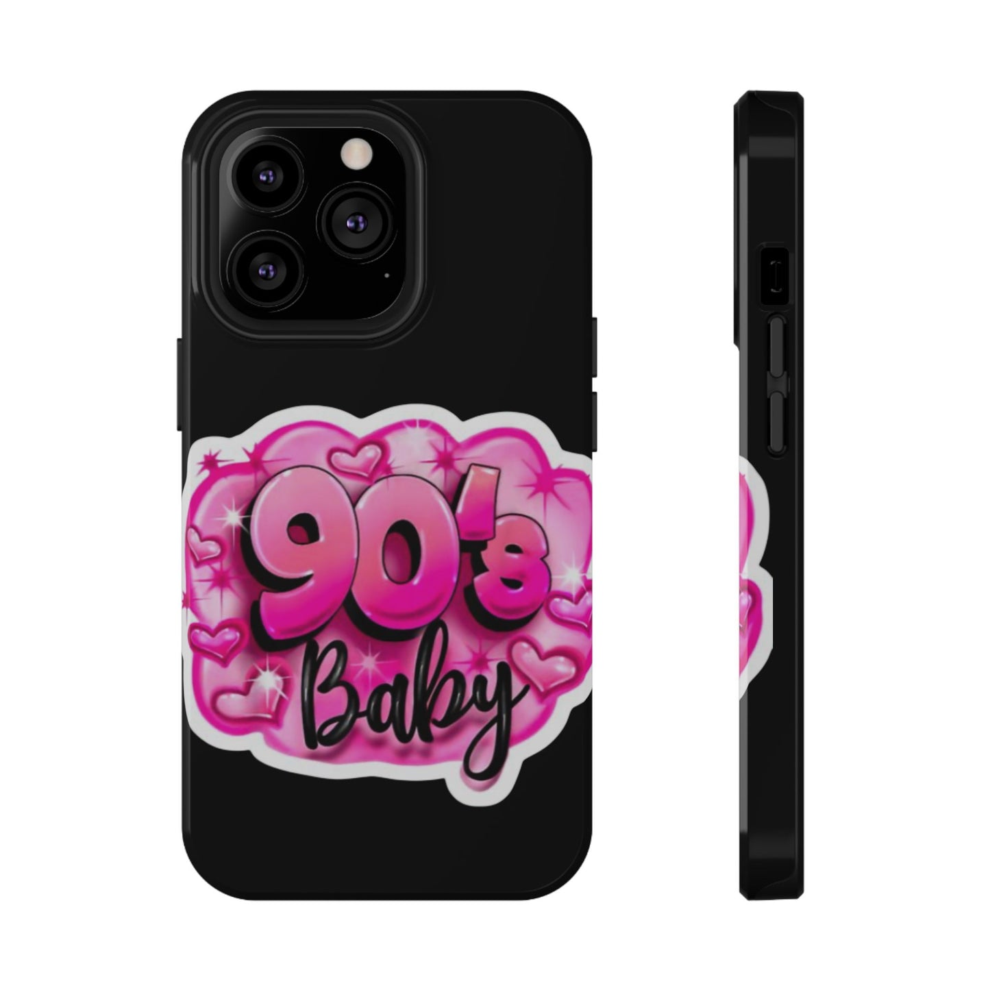 Impact-Resistant Case — "90's Baby" Pink Retro Graphic
