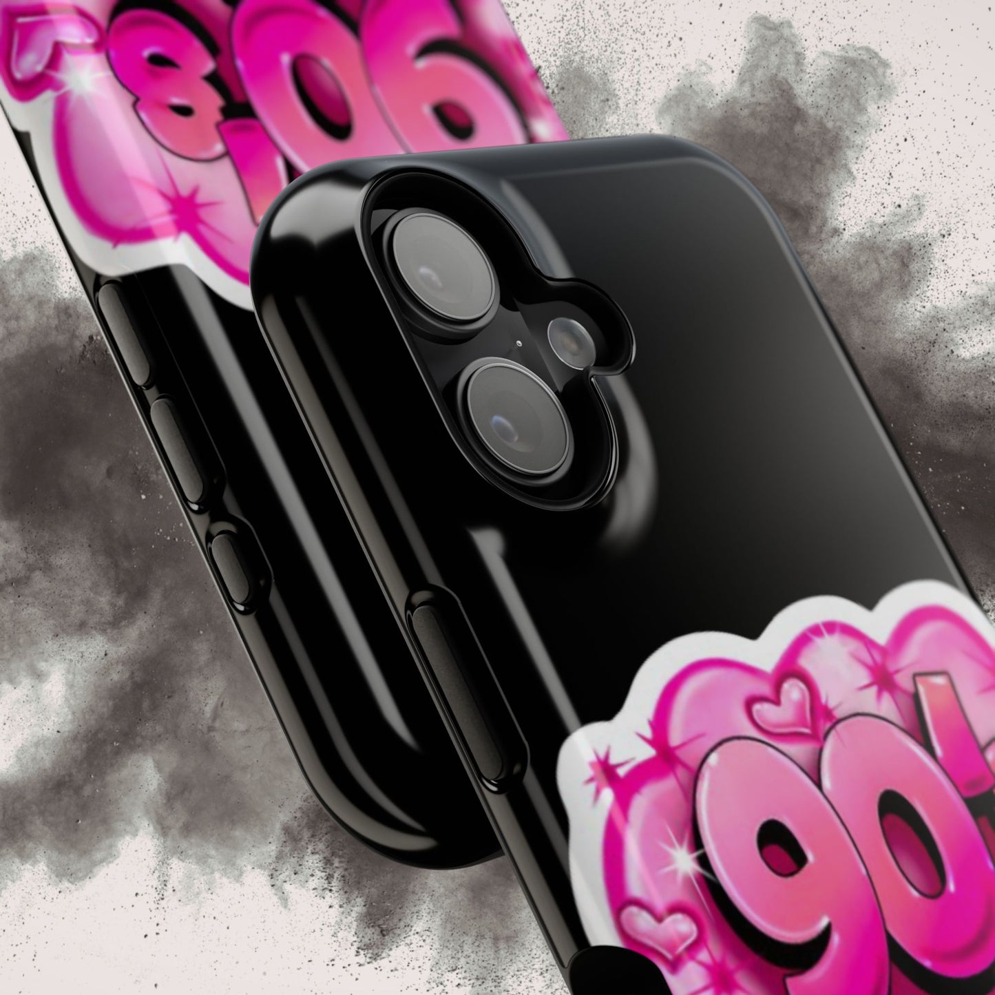 Impact-Resistant Case — "90's Baby" Pink Retro Graphic