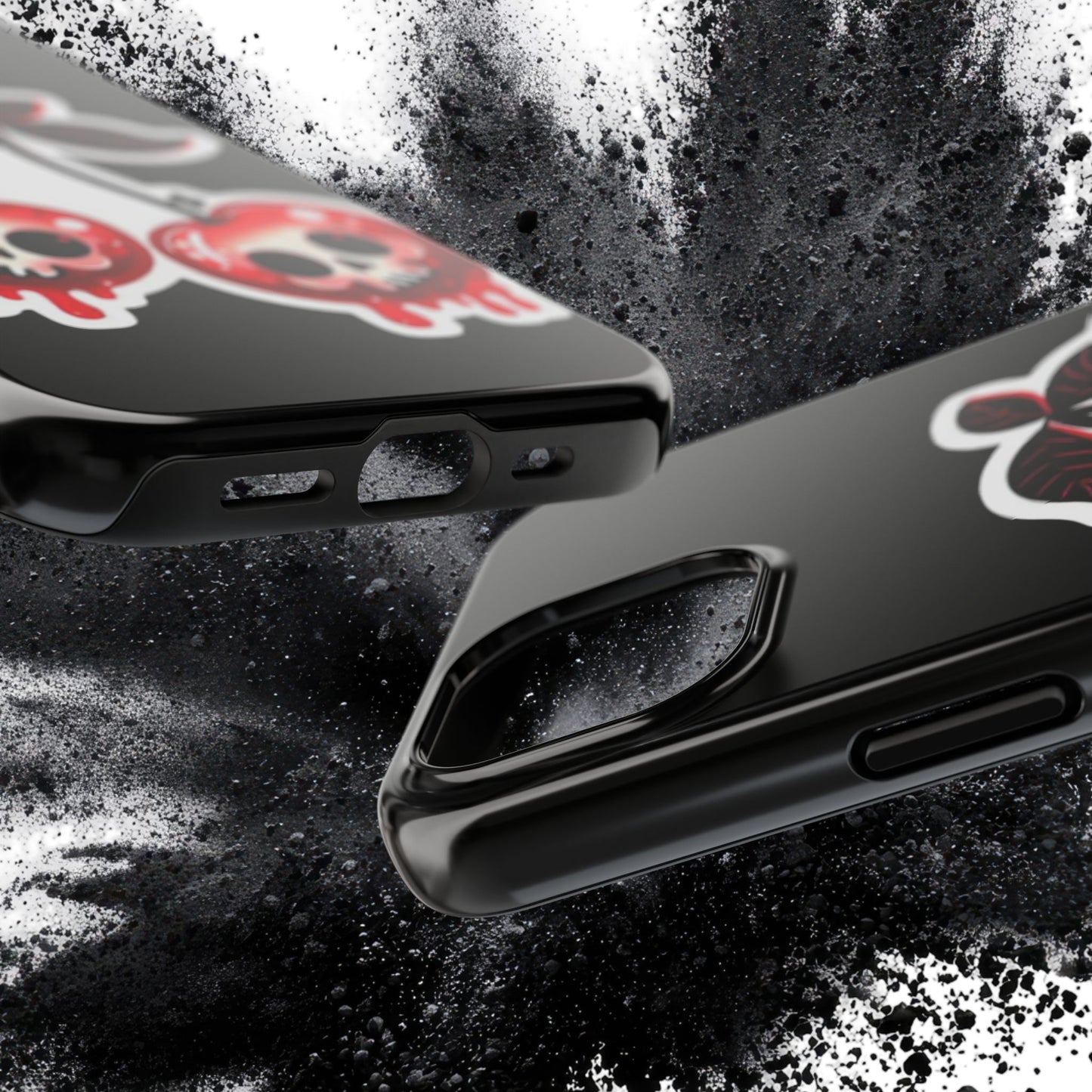 Tough Phone Case — Dripping Skull Cherries Graphic