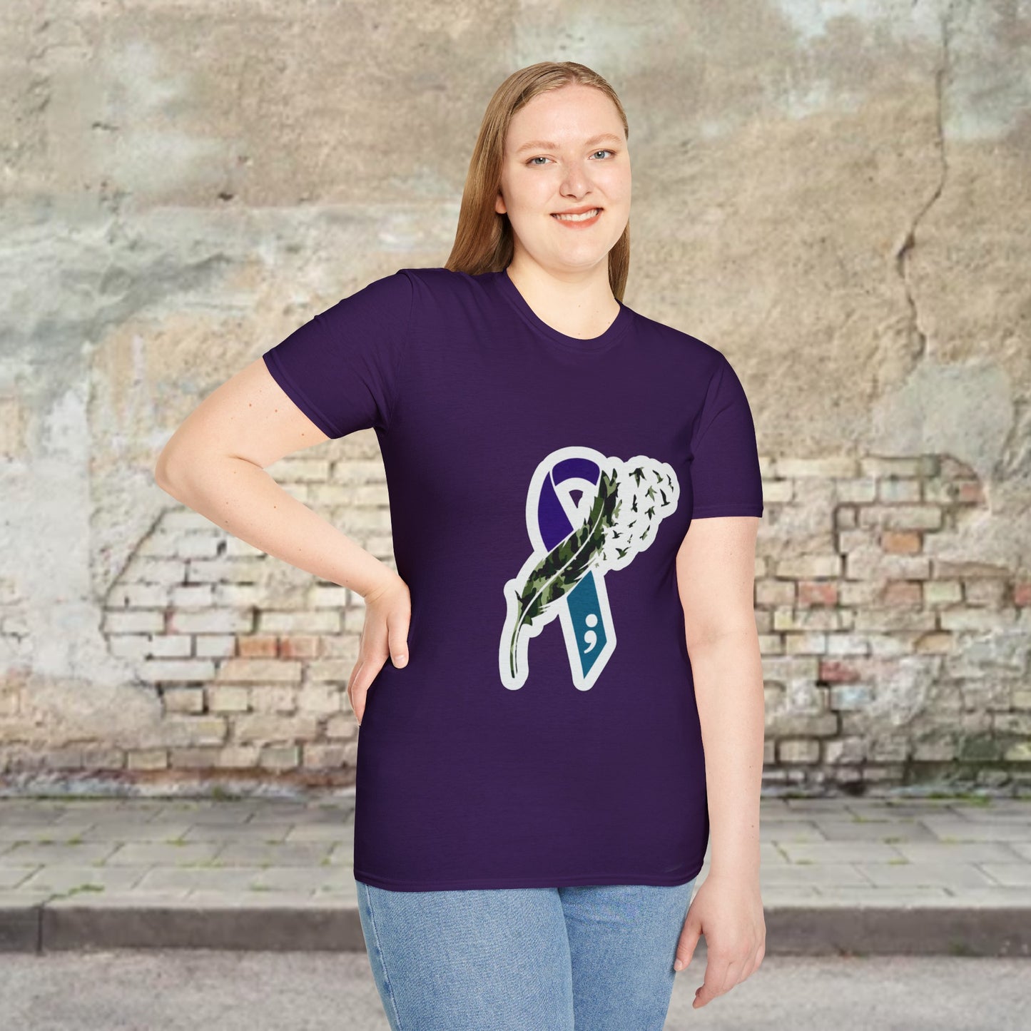Suicide Awareness Unisex Softstyle T-Shirt (women)