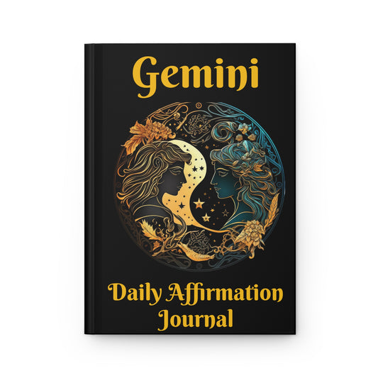 Gemini Daily Affirmation Hardcover Journal Matte