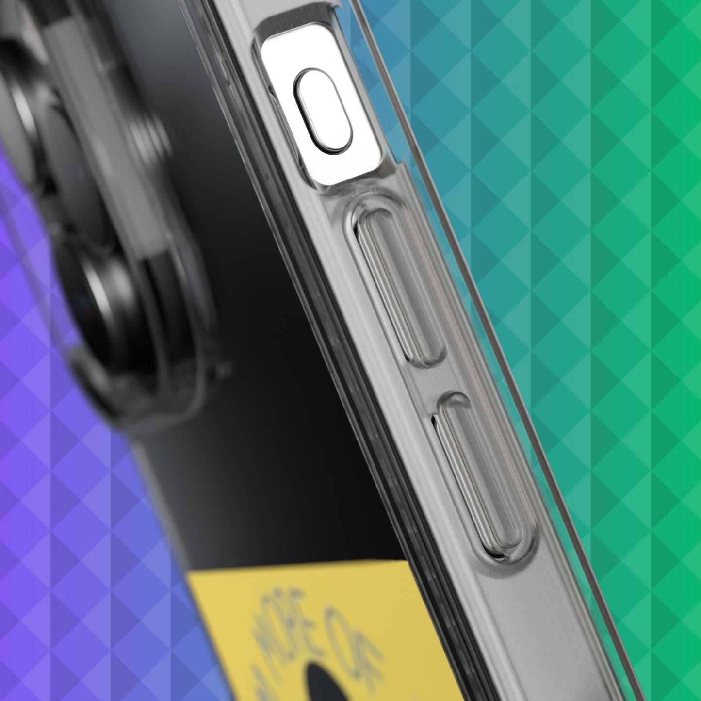 Clear Phone Case — "I'm More of an Indoor Kid" Cartoon Design