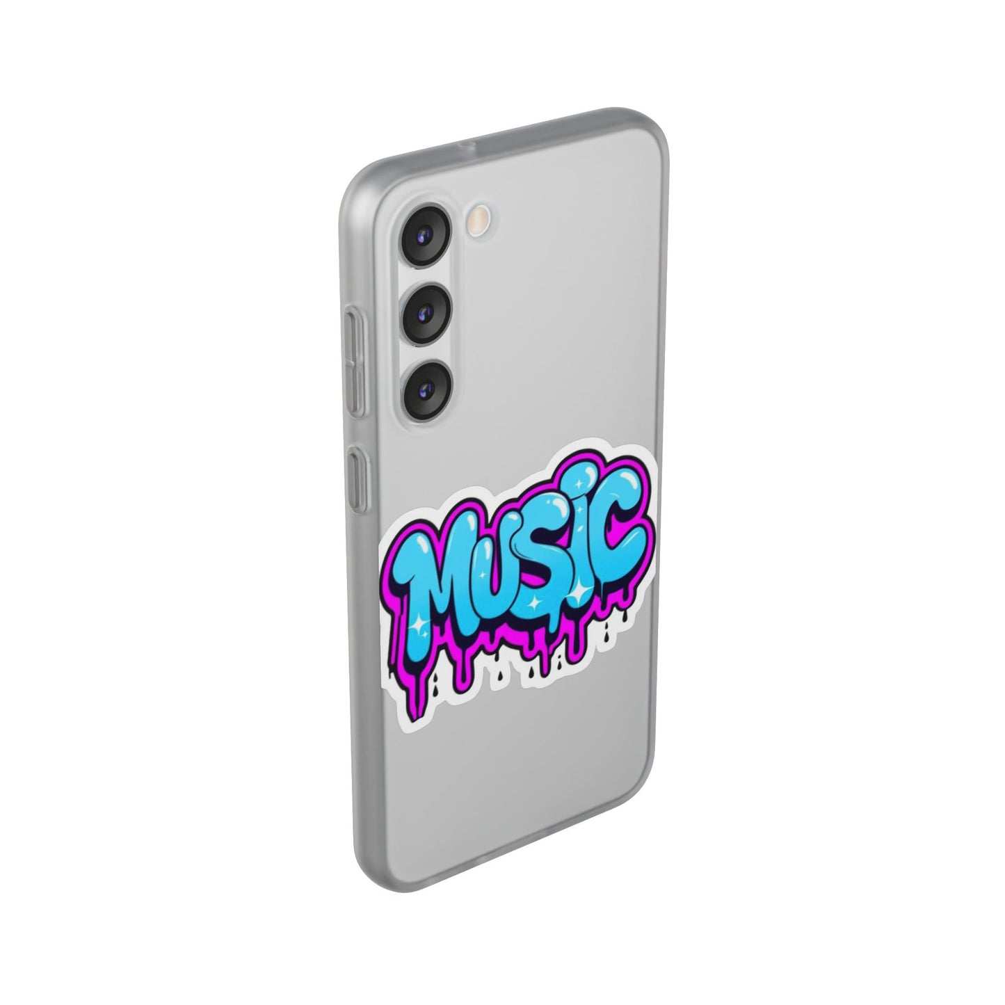 Music Graffiti Phone Case — Trendy Flexible Protective Cover