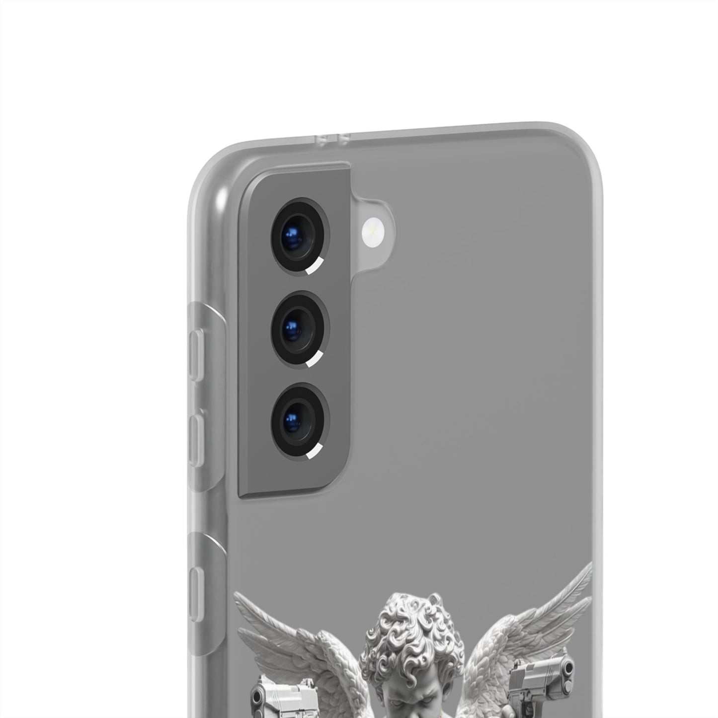 Cherub with Guns Phone Case — Edgy Angel iPhone Case