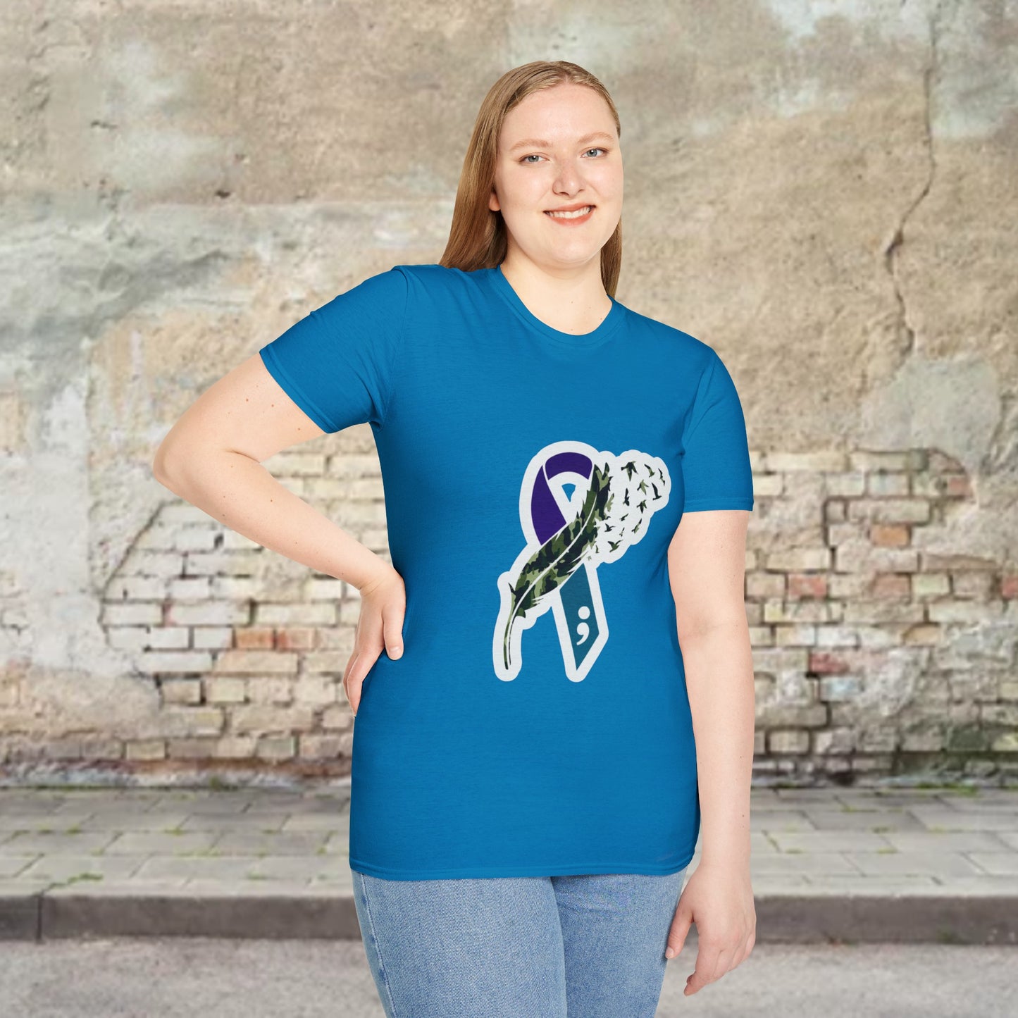 Suicide Awareness Unisex Softstyle T-Shirt (women)