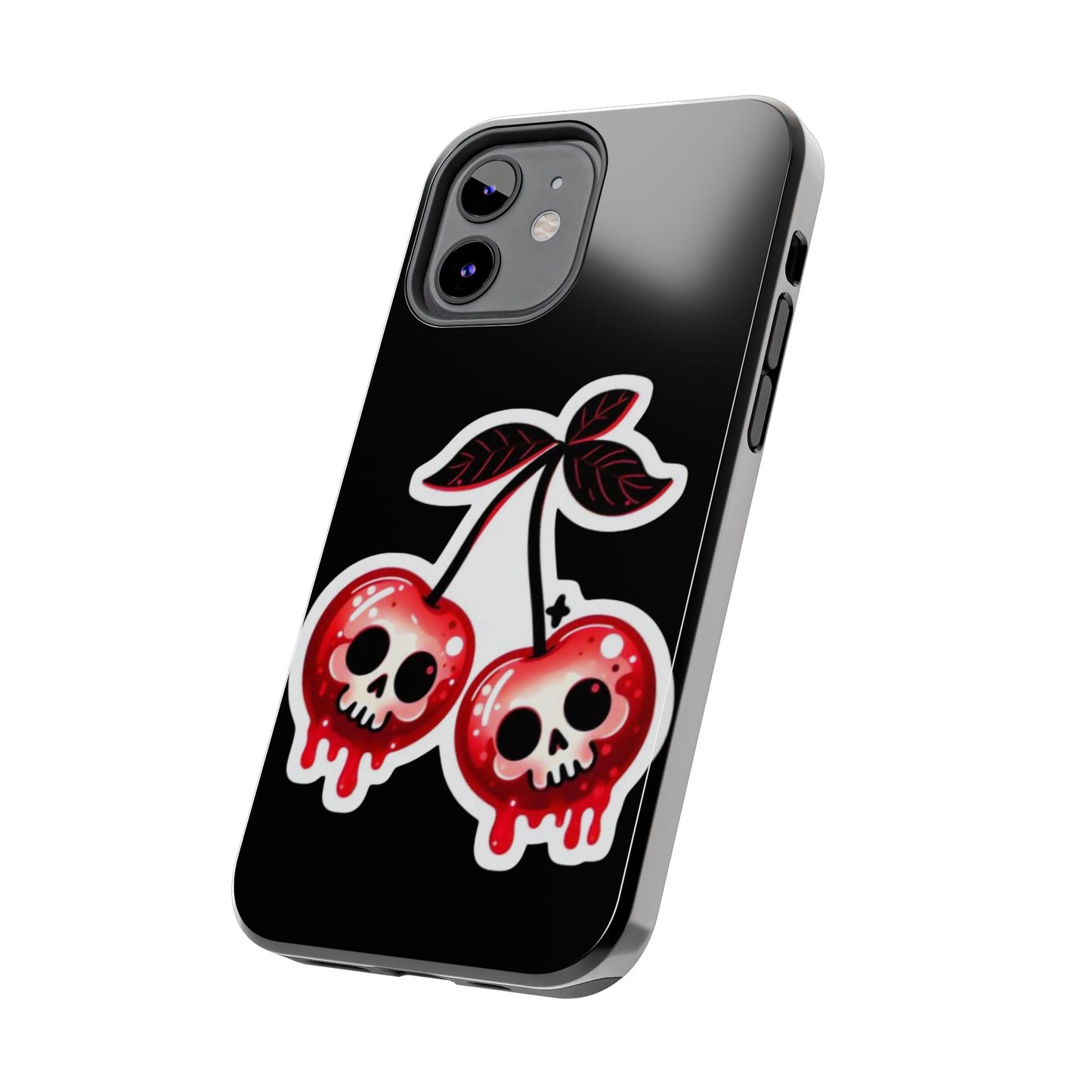Tough Phone Case — Dripping Skull Cherries Graphic