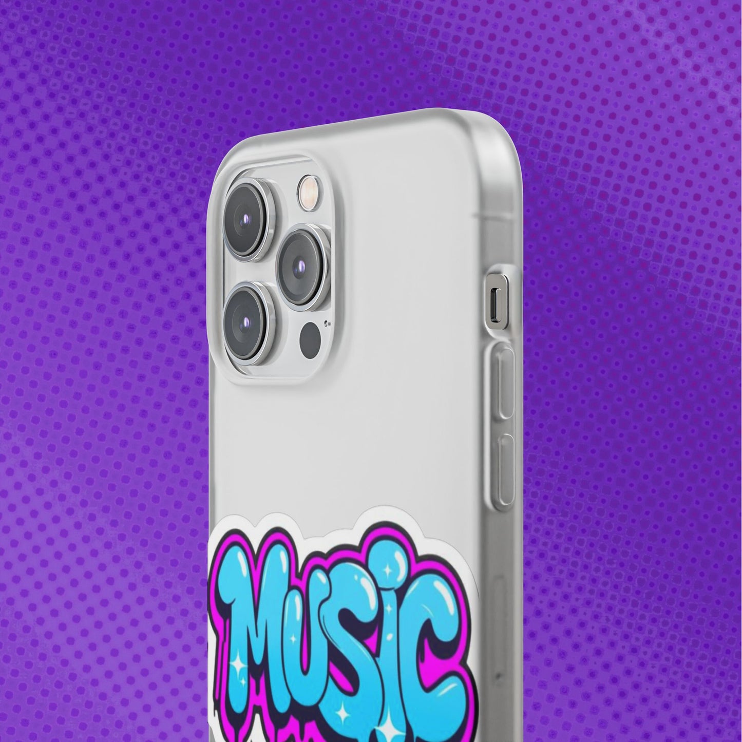 Music Graffiti Phone Case — Trendy Flexible Protective Cover