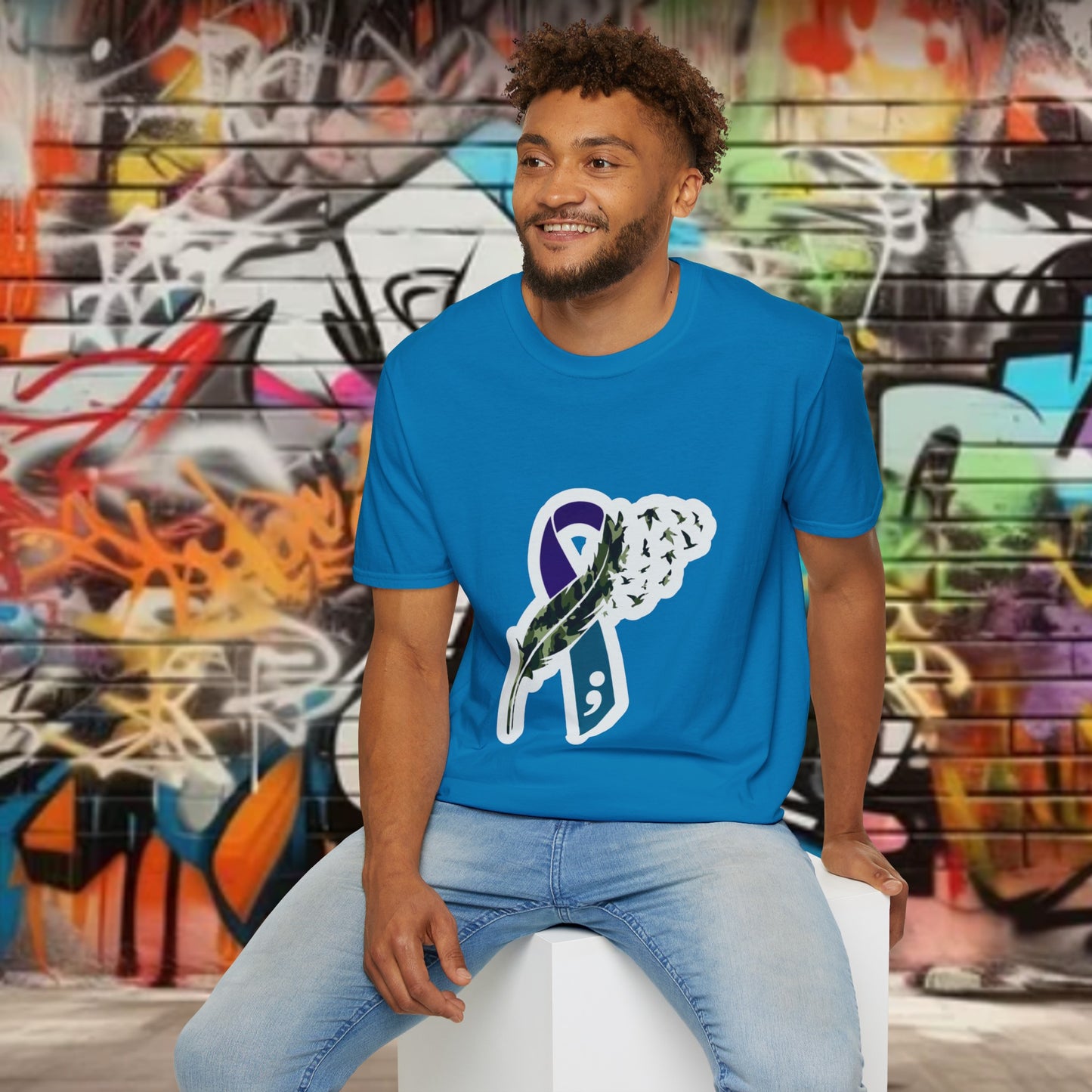 Suicide Awareness Unisex Softstyle T-Shirt (men’s)