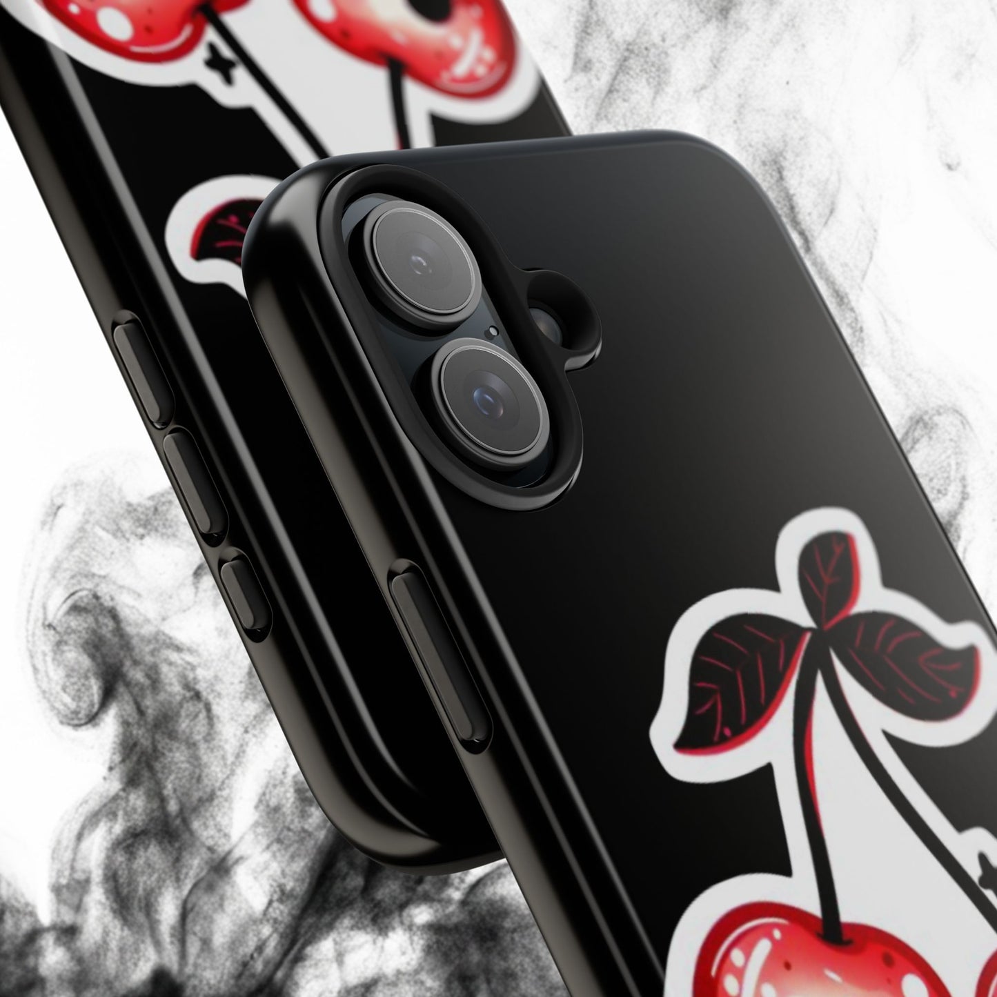 Tough Phone Case — Dripping Skull Cherries Graphic