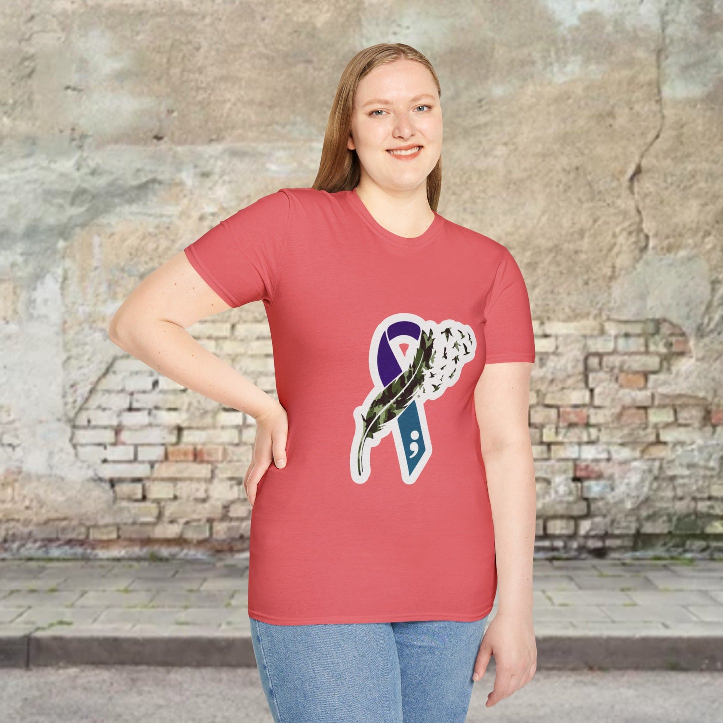Suicide Awareness Unisex Softstyle T-Shirt (women)