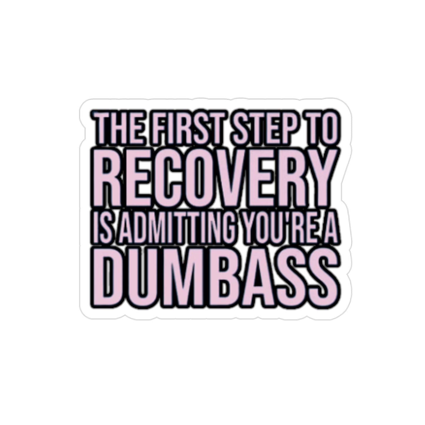 First Step Transparent Outdoor Stickers, Die-Cut, 1pc