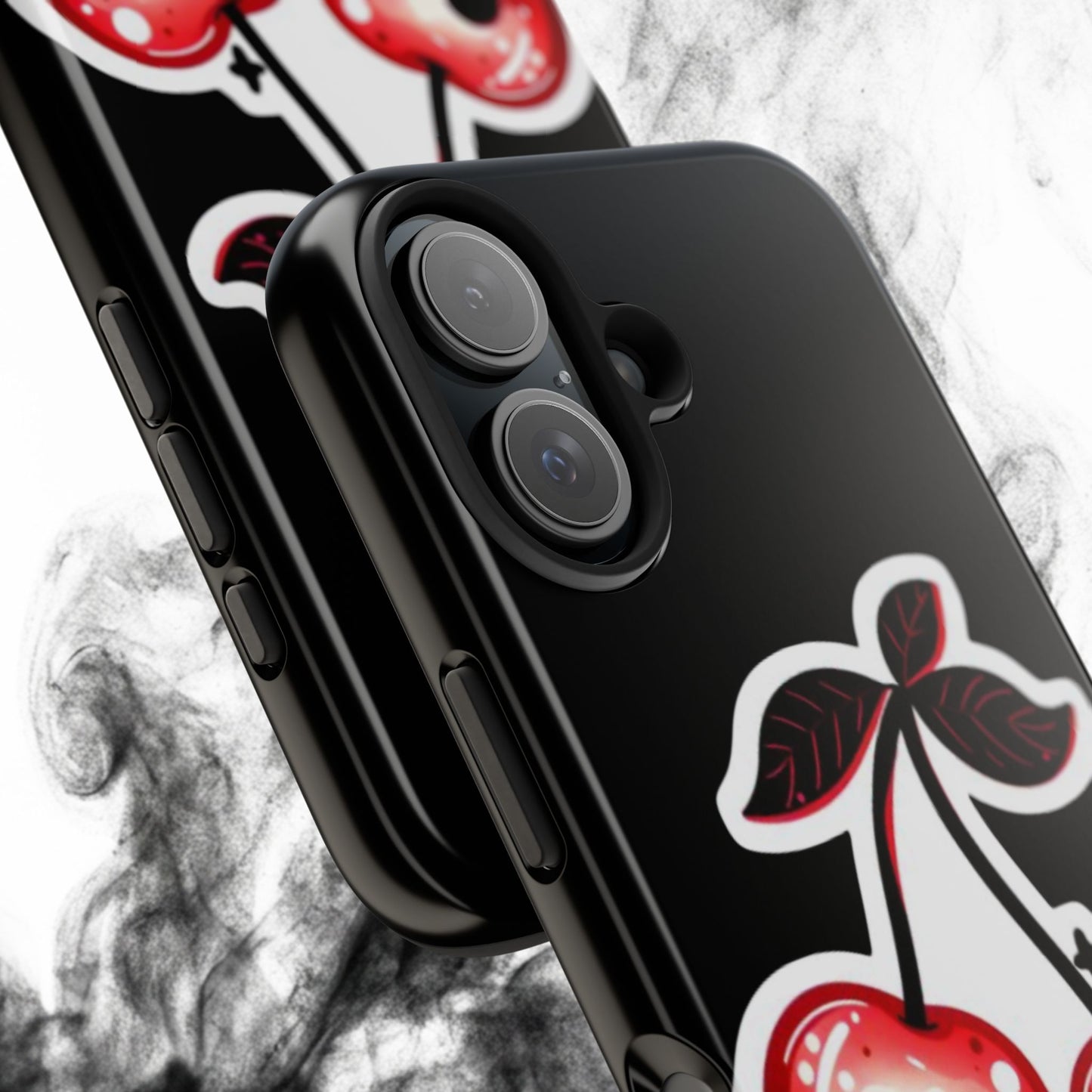Tough Phone Case — Dripping Skull Cherries Graphic
