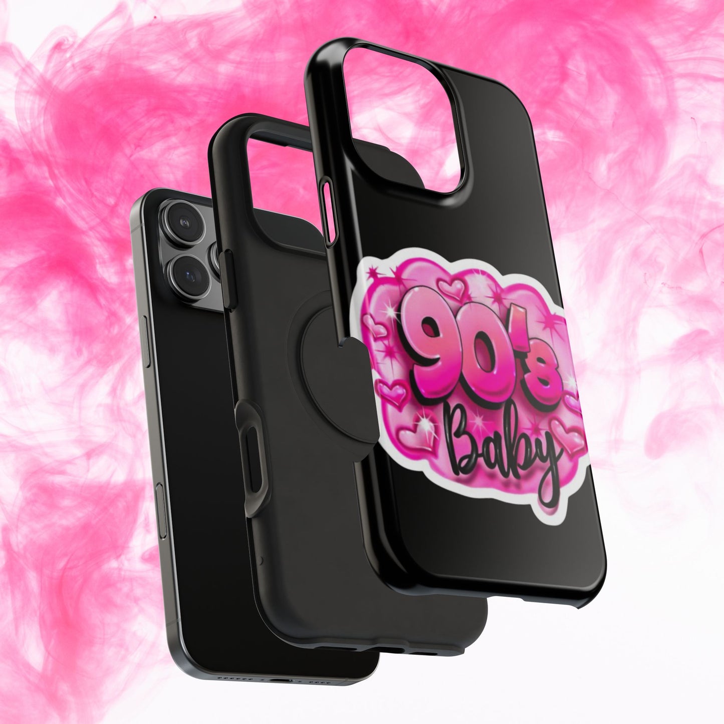 Impact-Resistant Case — "90's Baby" Pink Retro Graphic