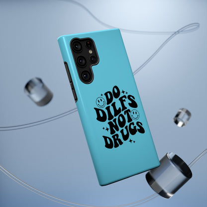 Phone Case — "Do Dilfs Not Drugs" Retro Smiley Impact-Resistant Case