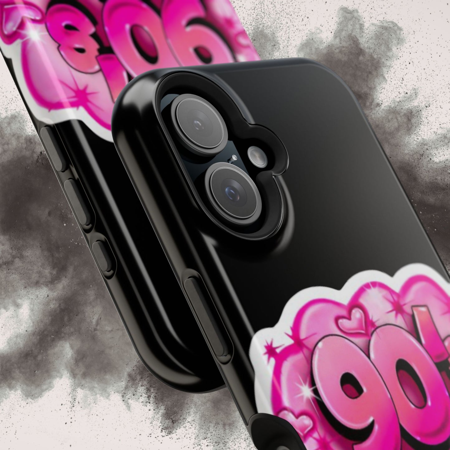 Impact-Resistant Case — "90's Baby" Pink Retro Graphic