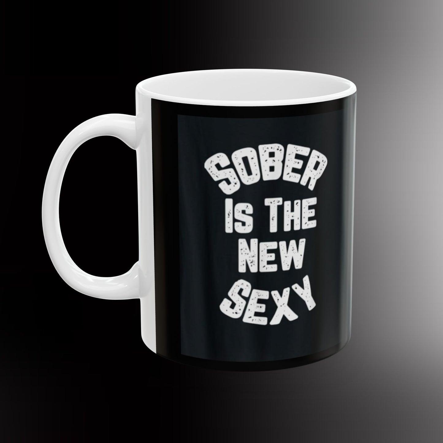 Ceramic Coffee Mug - Perfect for Gifting on Birthdays, Anniversaries, or Any Special Occasion, Humor, Office Decor, Drinkware, Black Design