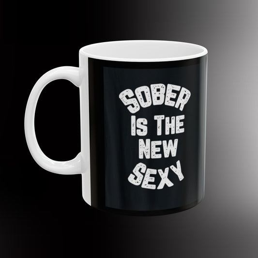 Ceramic Coffee Mug - Perfect for Gifting on Birthdays, Anniversaries, or Any Special Occasion, Humor, Office Decor, Drinkware, Black Design