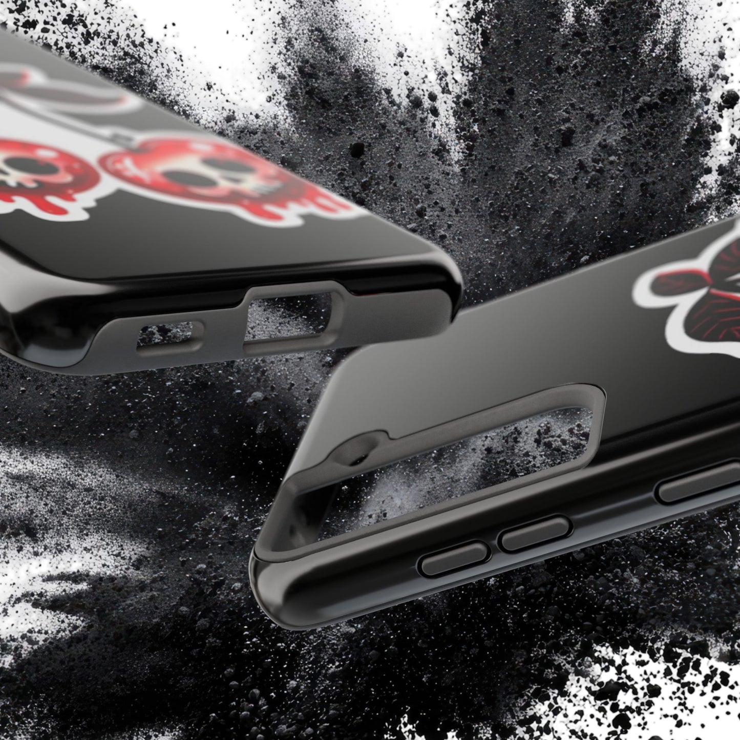 Tough Phone Case — Dripping Skull Cherries Graphic