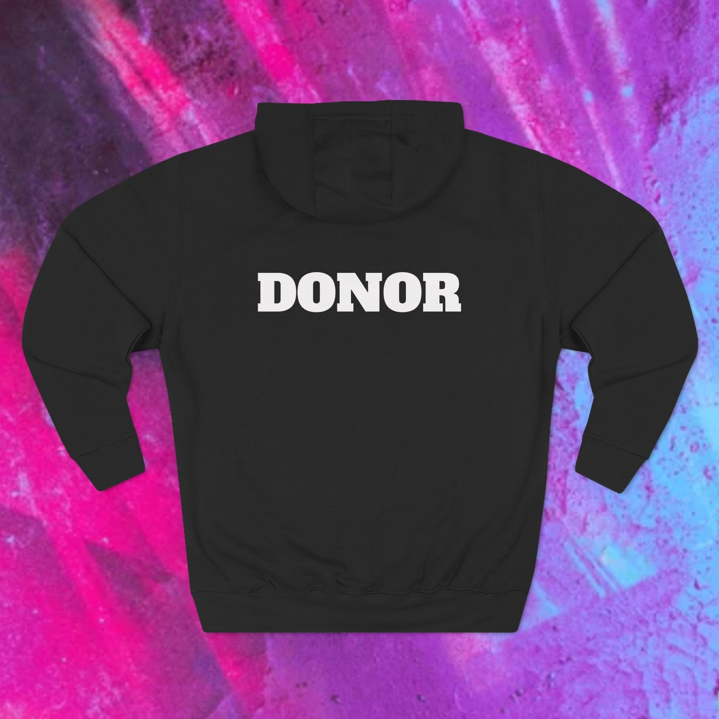 Organ Donor Fleece Hoodie - Funny Gift for Medical Professionals, Casual Wear, Unique Sweatshirt for Fundraisers, Healthcare Apparel