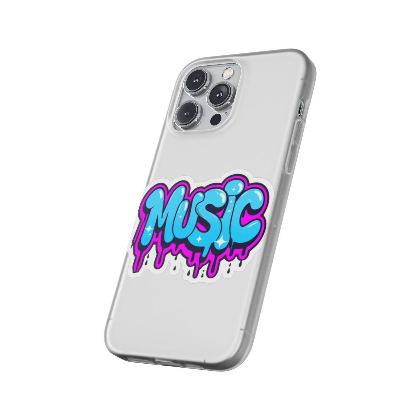 Music Graffiti Phone Case — Trendy Flexible Protective Cover