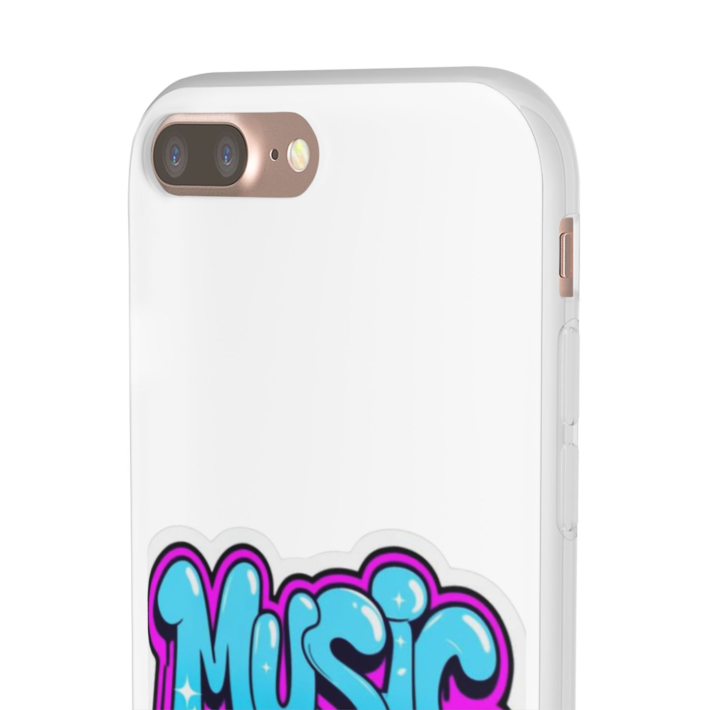 Music Graffiti Phone Case — Trendy Flexible Protective Cover