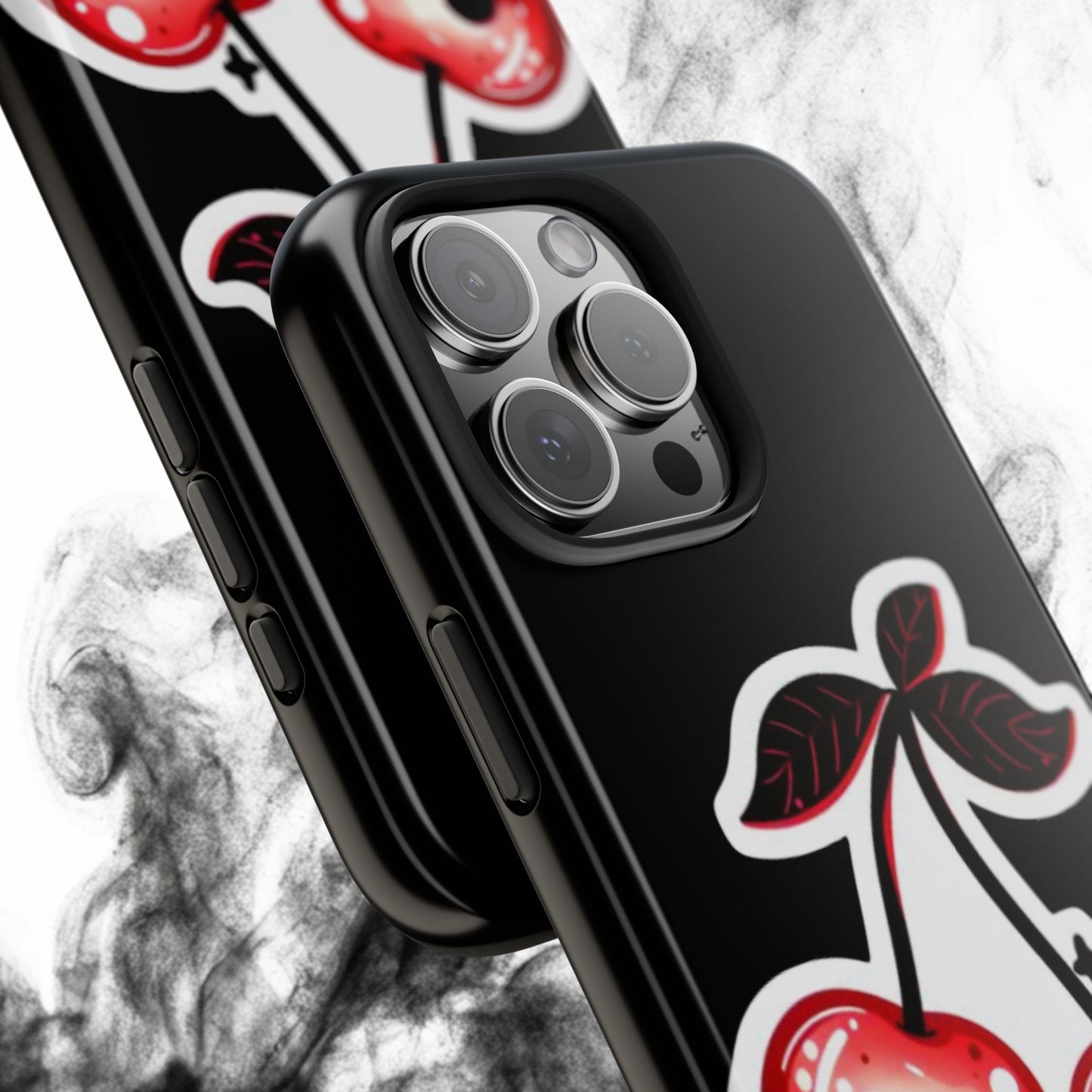 Tough Phone Case — Dripping Skull Cherries Graphic