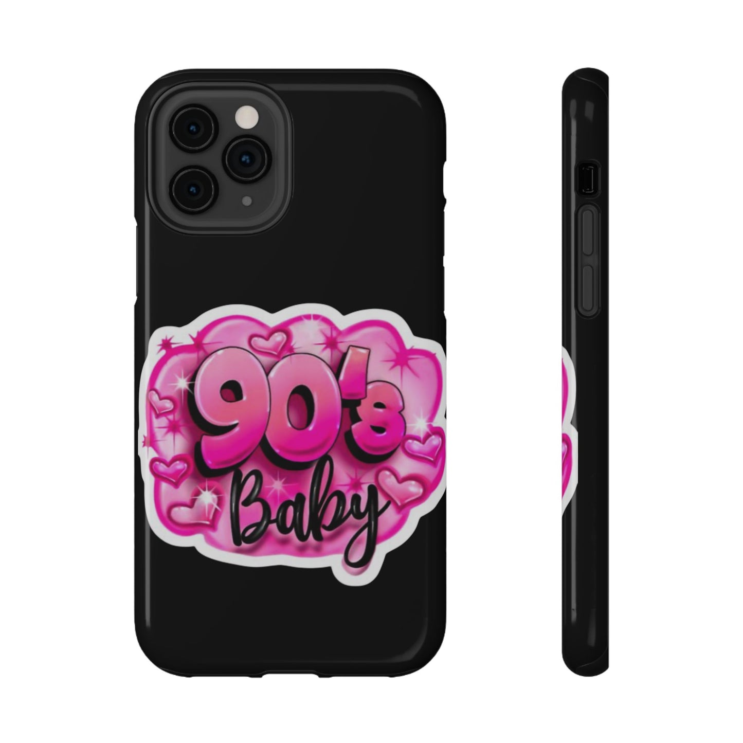 Impact-Resistant Case — "90's Baby" Pink Retro Graphic