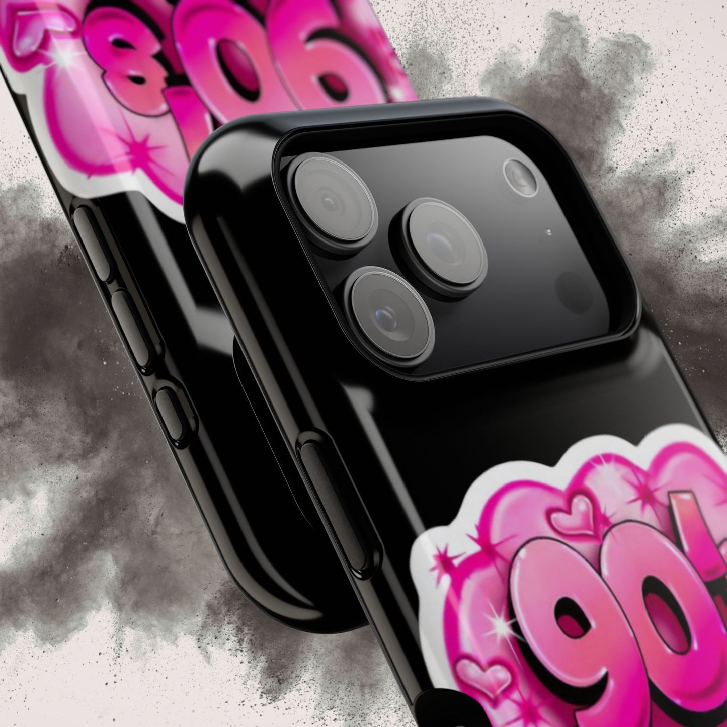 Impact-Resistant Case — "90's Baby" Pink Retro Graphic