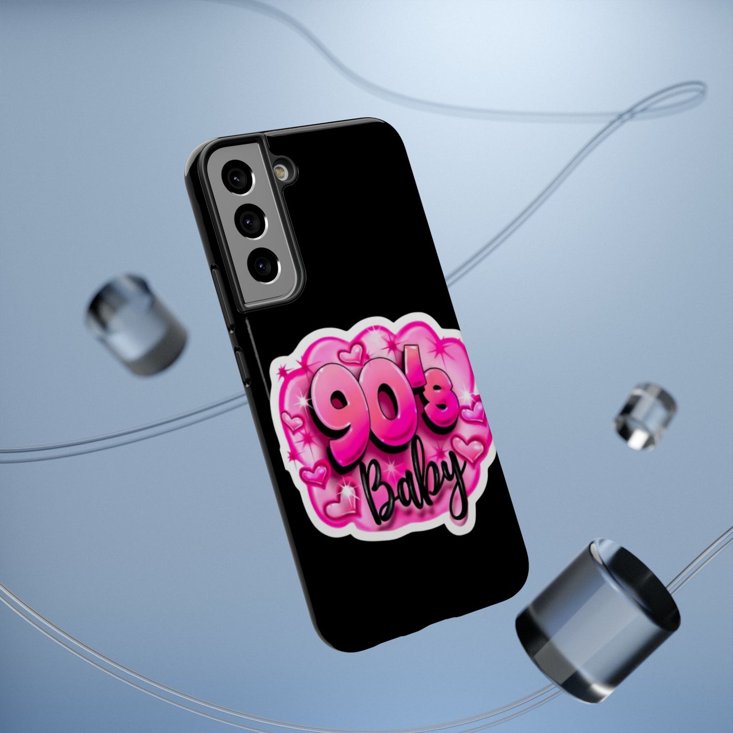 Impact-Resistant Case — "90's Baby" Pink Retro Graphic