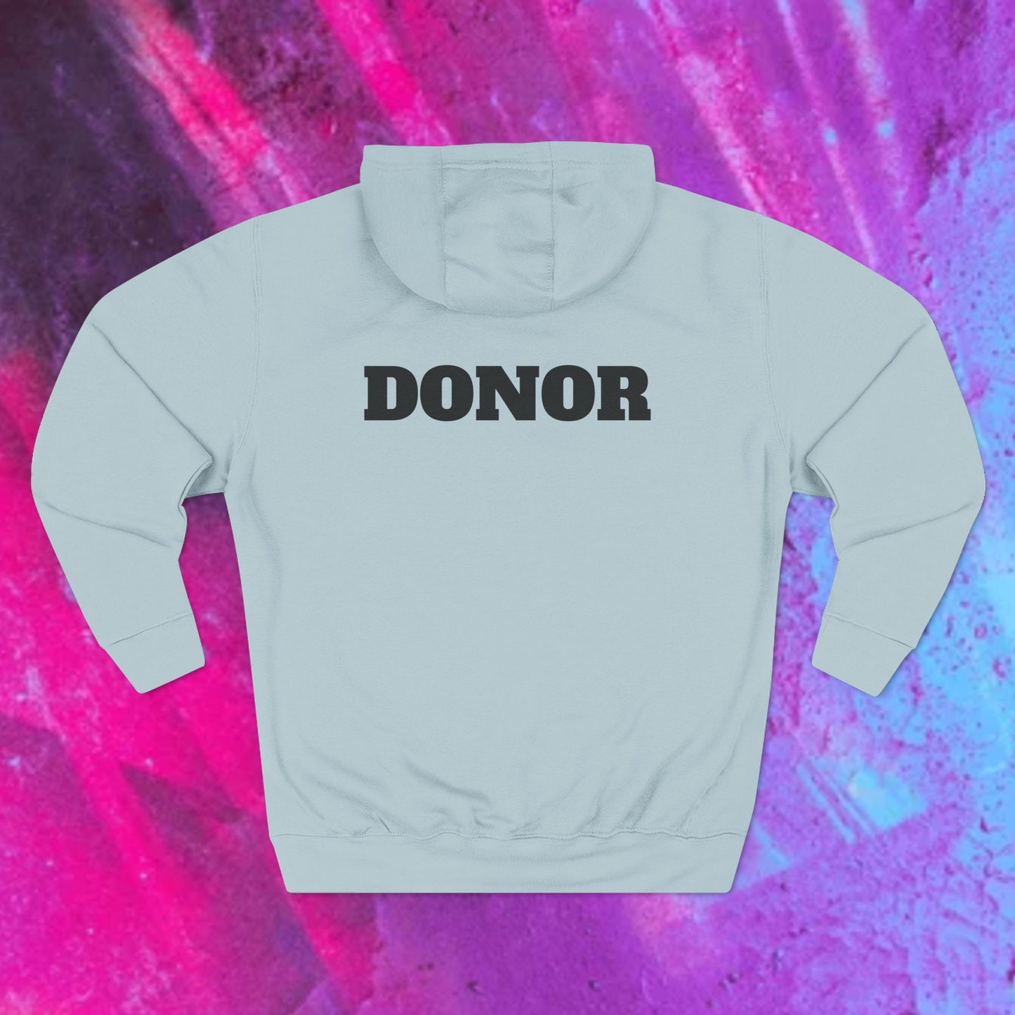 Organ Donor Fleece Hoodie - Funny Gift for Medical Professionals, Casual Wear, Unique Sweatshirt for Fundraisers, Healthcare Apparel