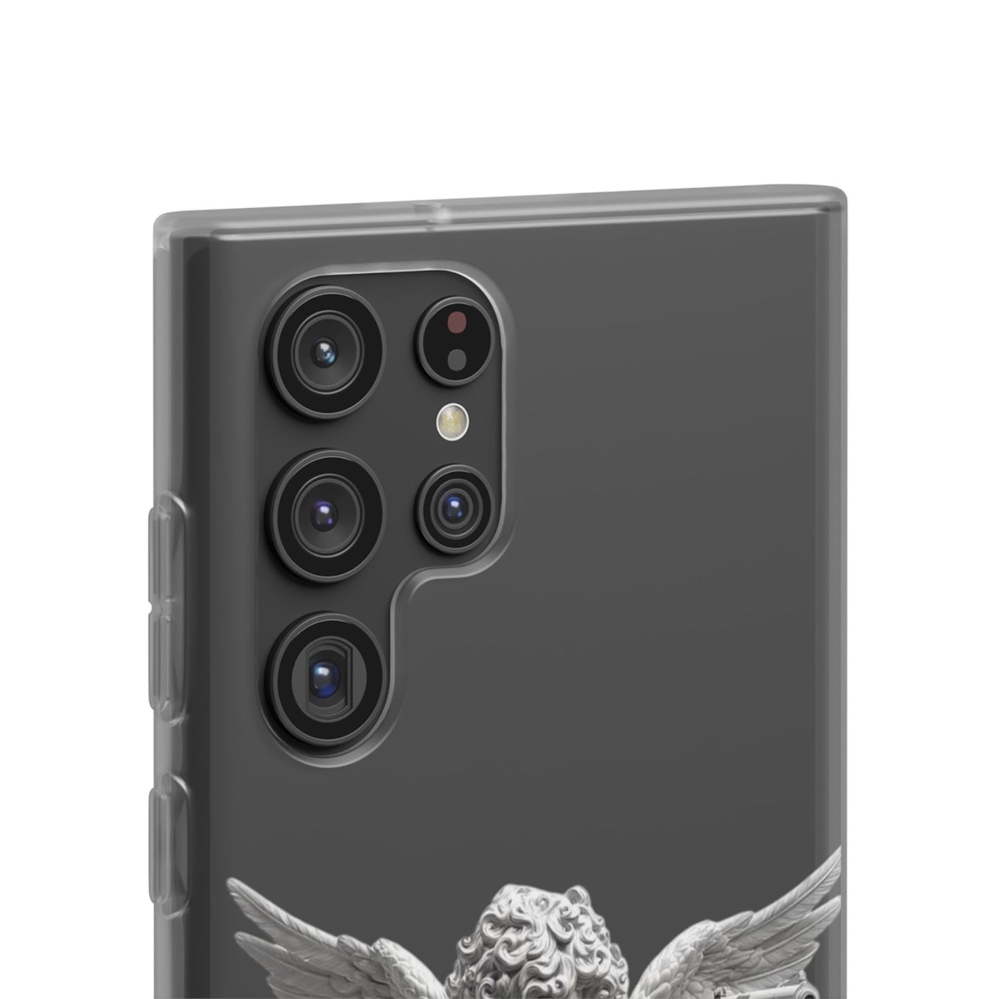 Cherub with Guns Phone Case — Edgy Angel iPhone Case