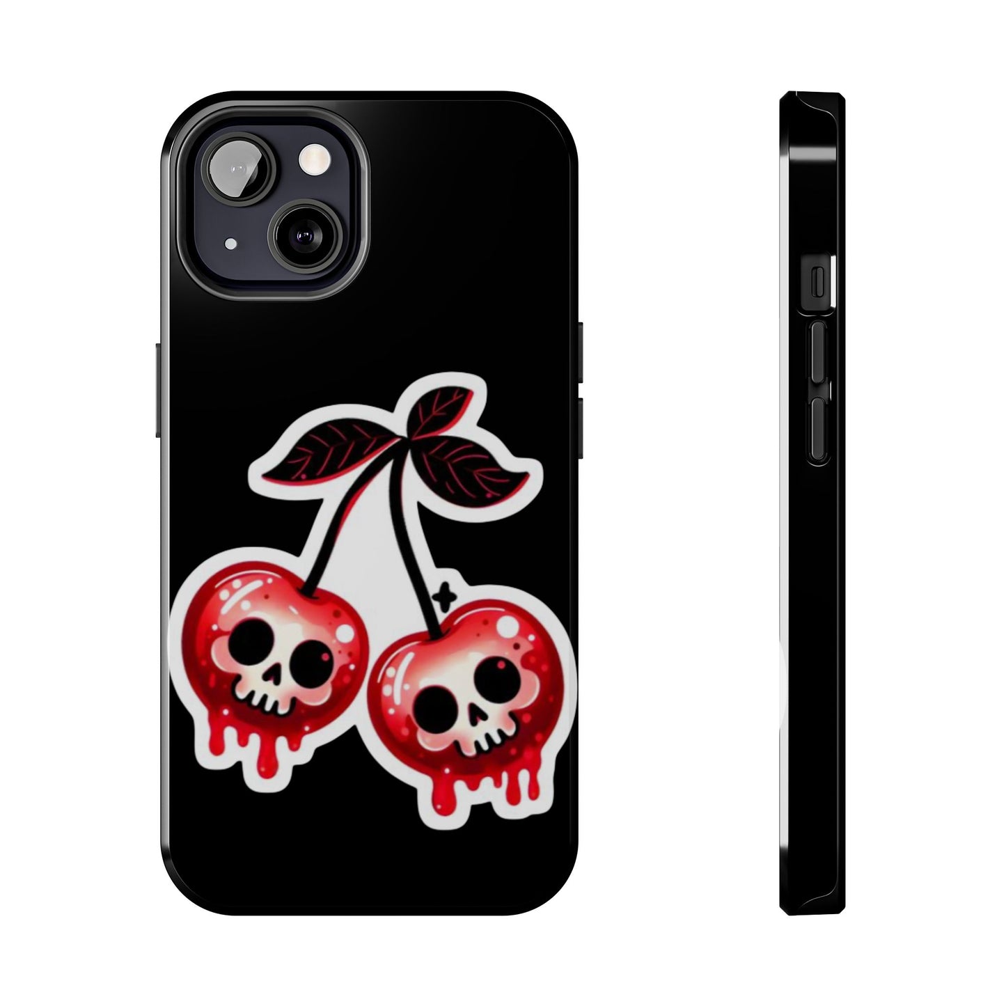 Tough Phone Case — Dripping Skull Cherries Graphic