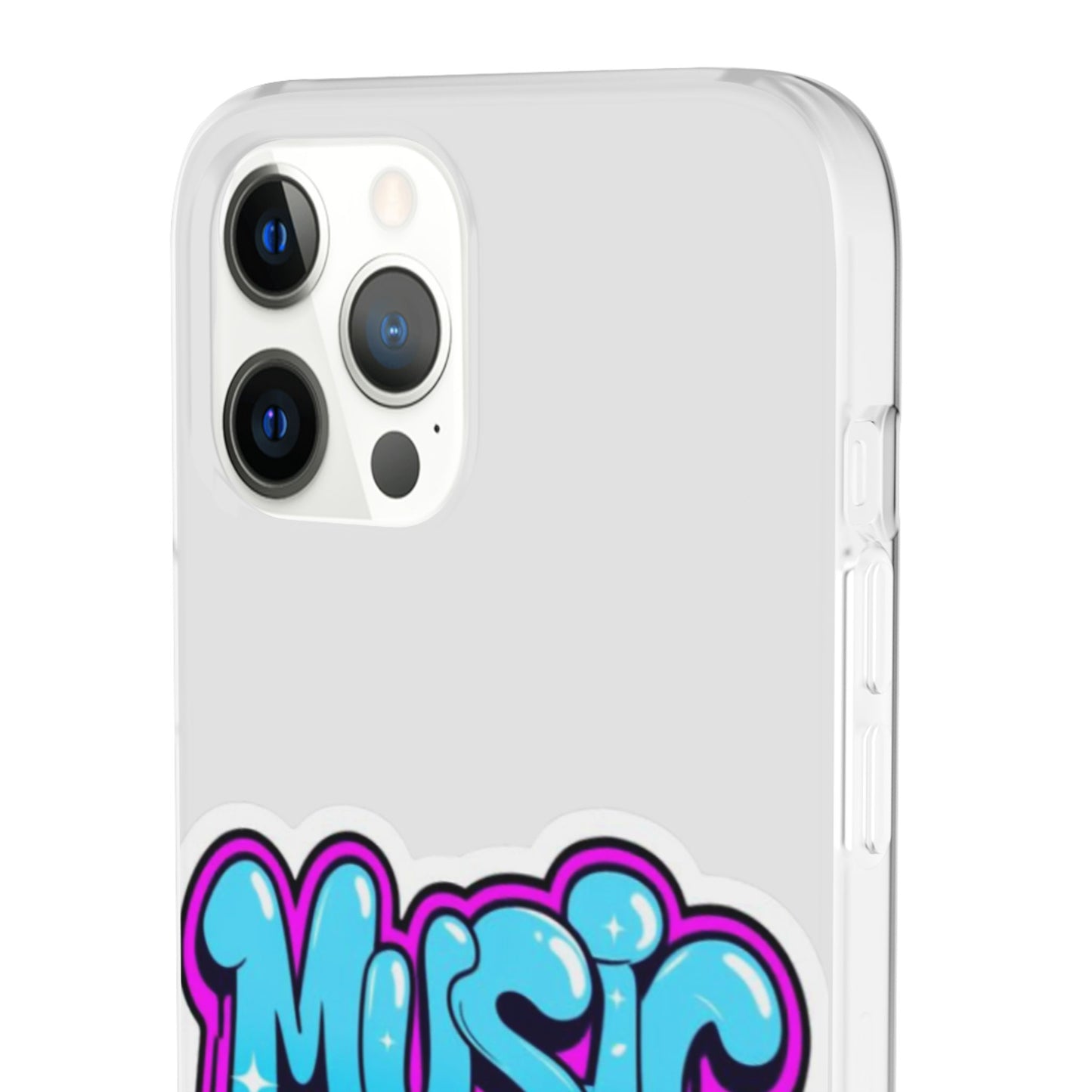 Music Graffiti Phone Case — Trendy Flexible Protective Cover