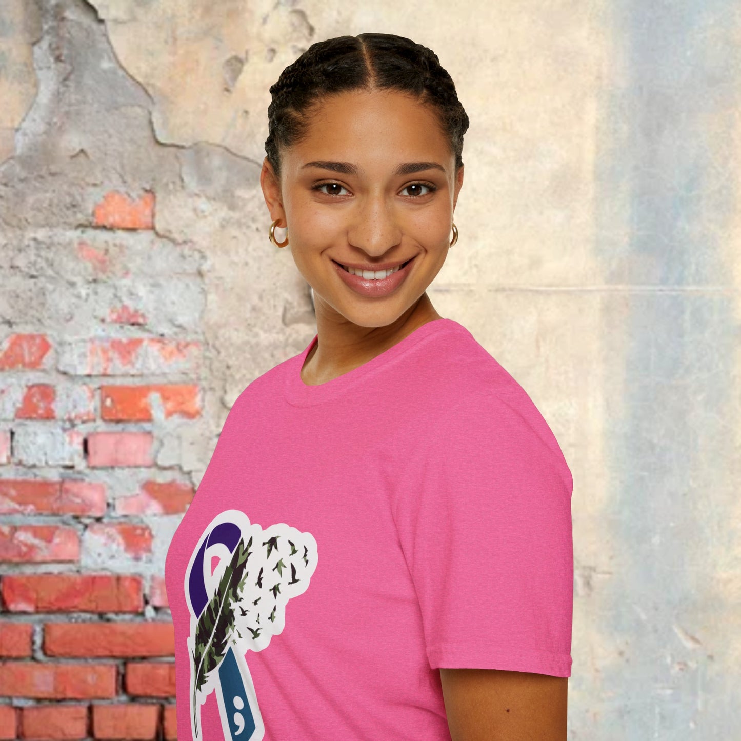 Suicide Awareness Unisex Softstyle T-Shirt (women)