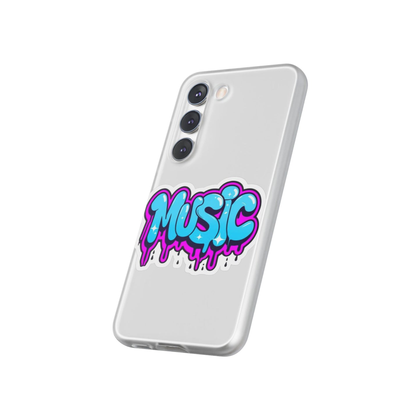 Music Graffiti Phone Case — Trendy Flexible Protective Cover