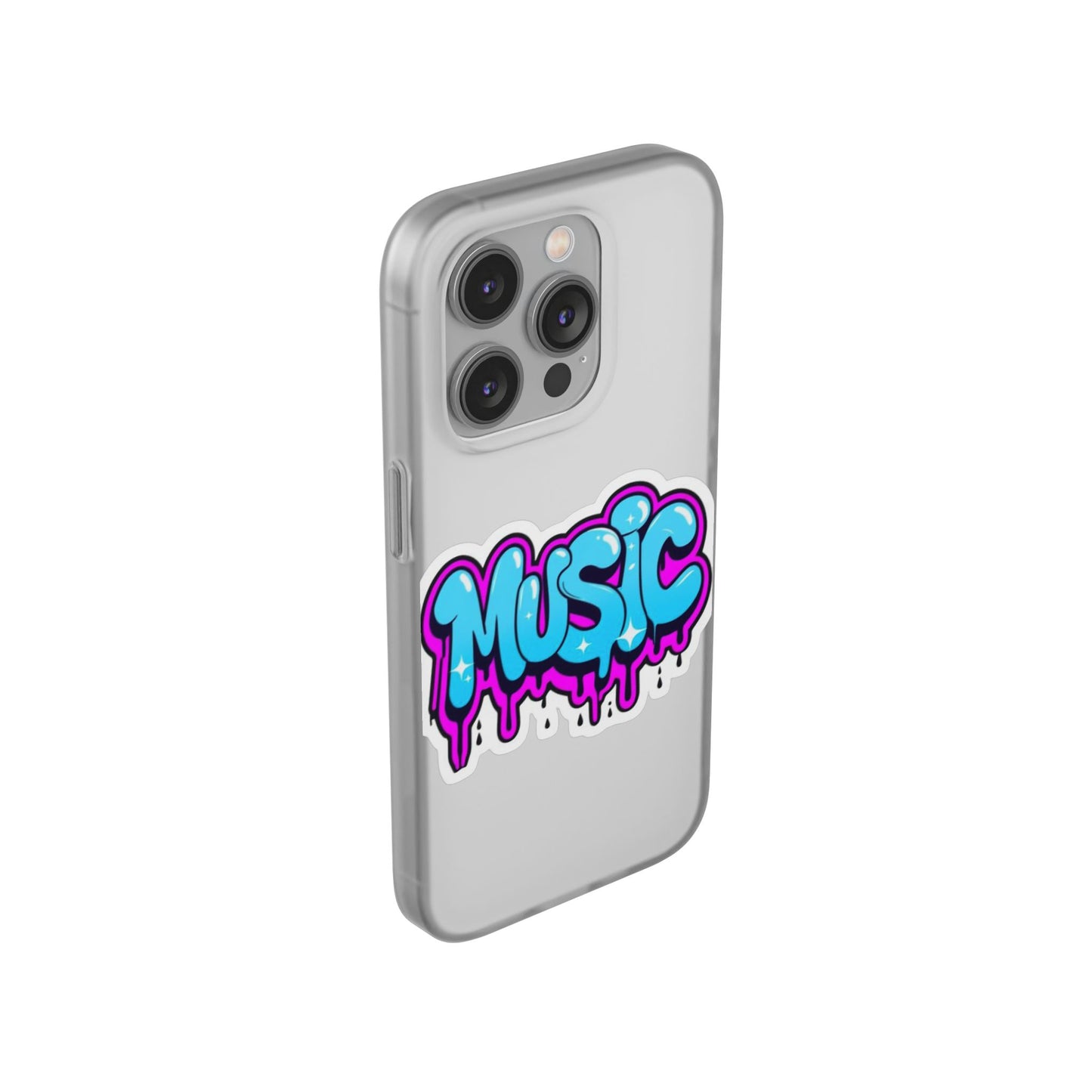 Music Graffiti Phone Case — Trendy Flexible Protective Cover