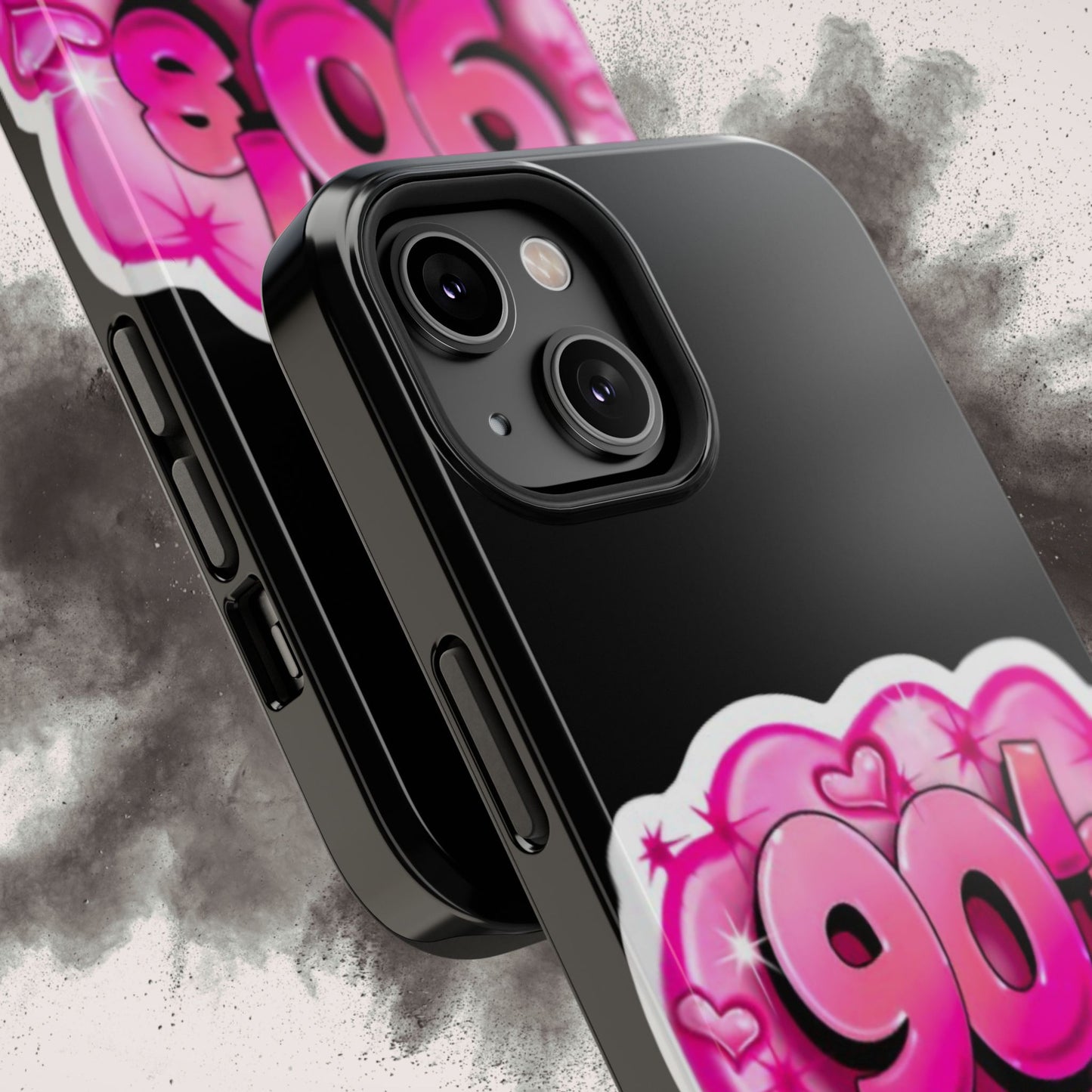 Impact-Resistant Case — "90's Baby" Pink Retro Graphic