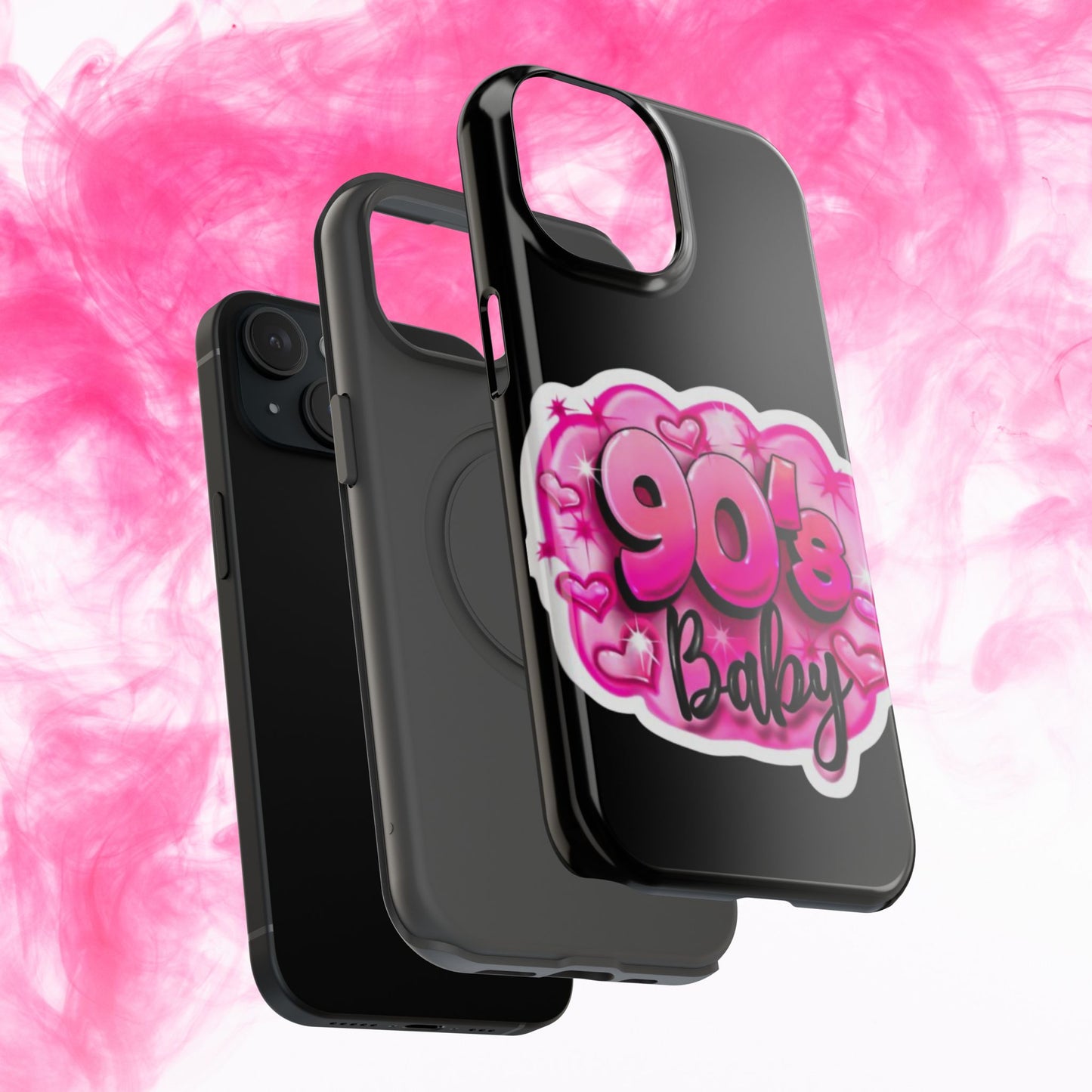 Impact-Resistant Case — "90's Baby" Pink Retro Graphic