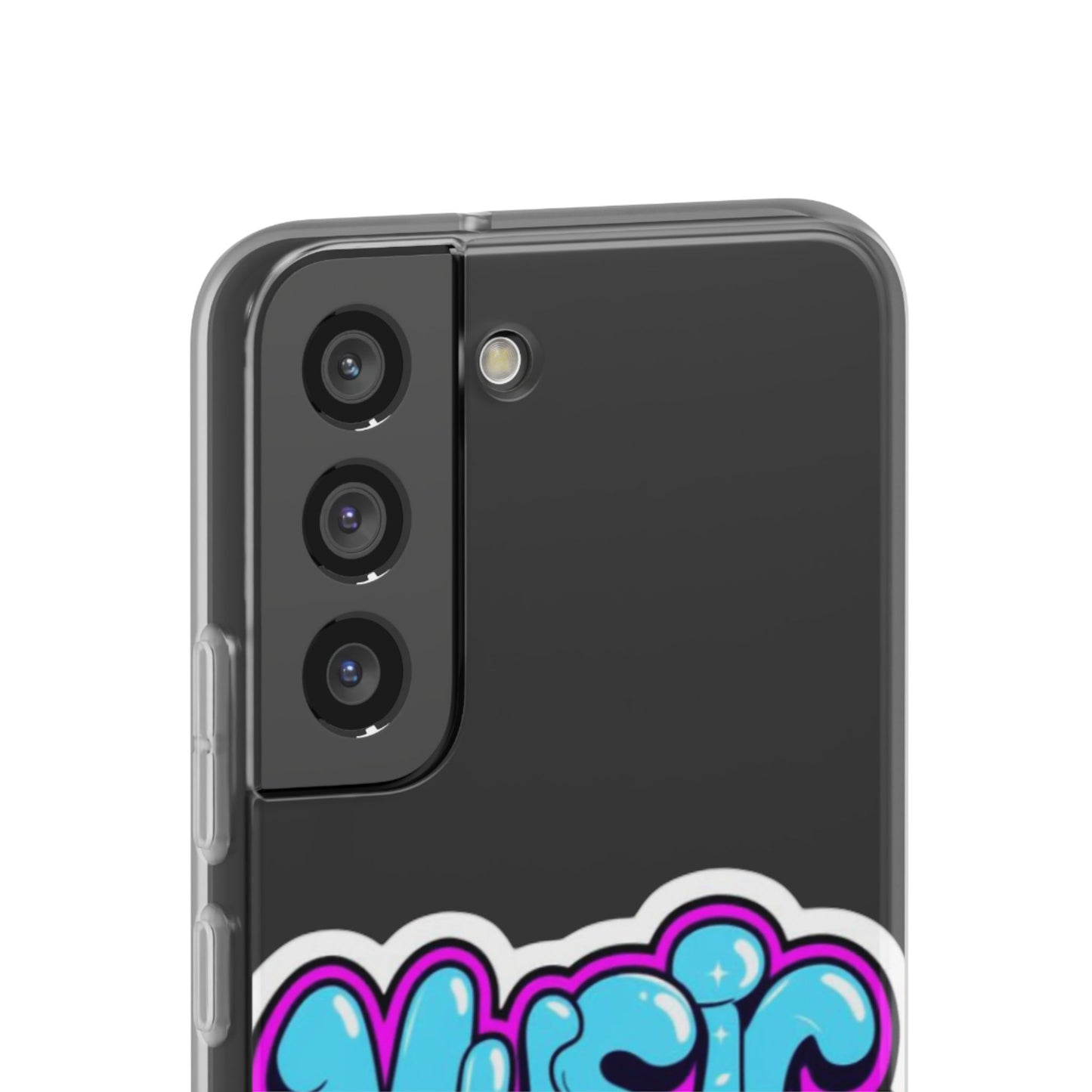 Music Graffiti Phone Case — Trendy Flexible Protective Cover