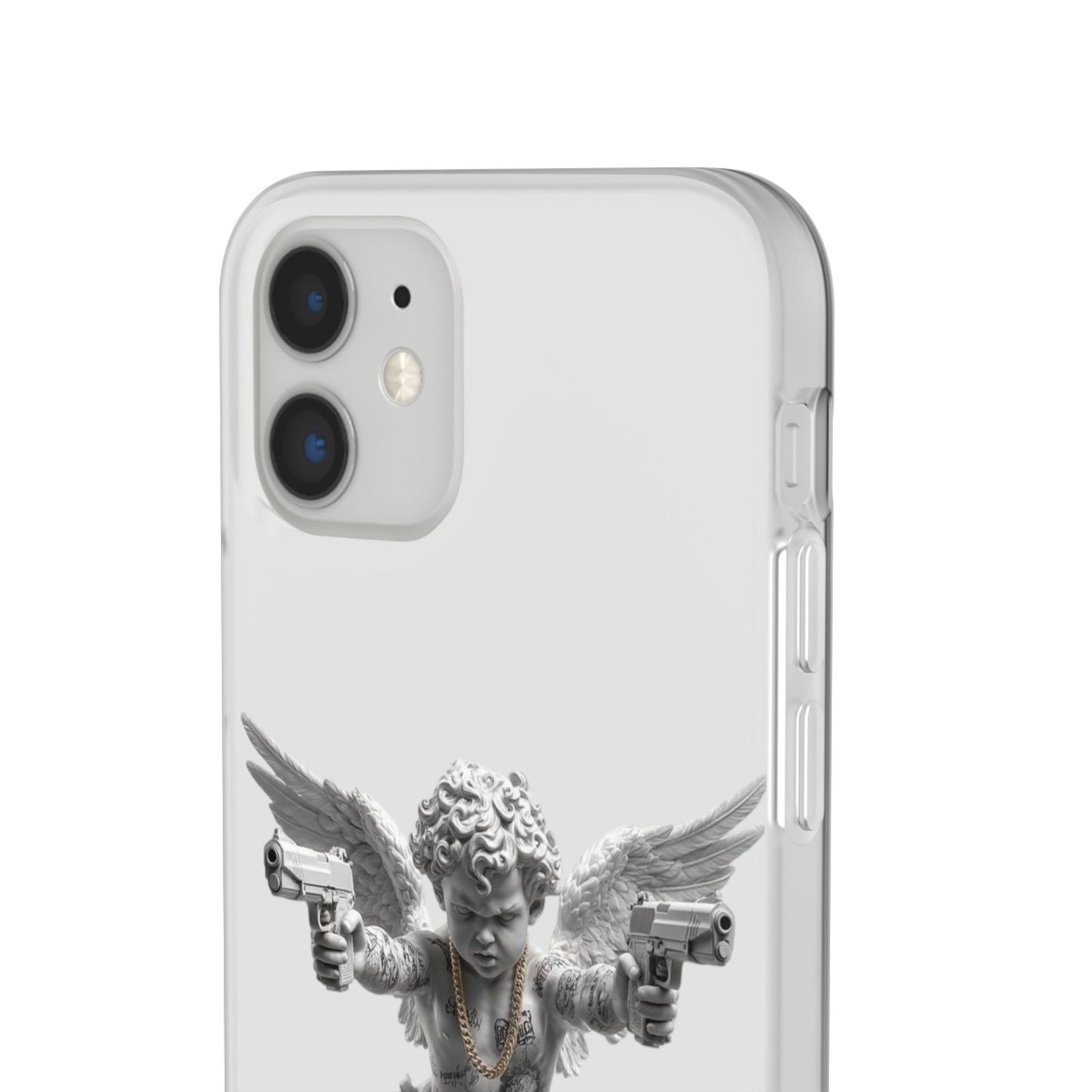 Cherub with Guns Phone Case — Edgy Angel iPhone Case