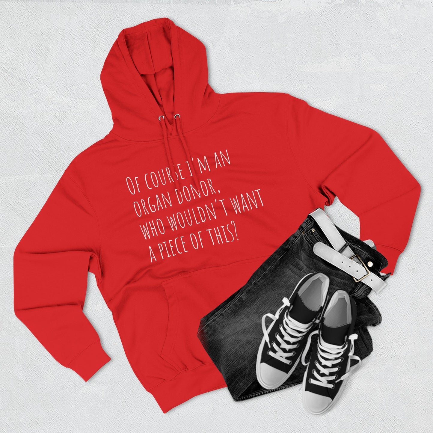 Organ Donor Fleece Hoodie - Funny Gift for Medical Professionals, Casual Wear, Unique Sweatshirt for Fundraisers, Healthcare Apparel