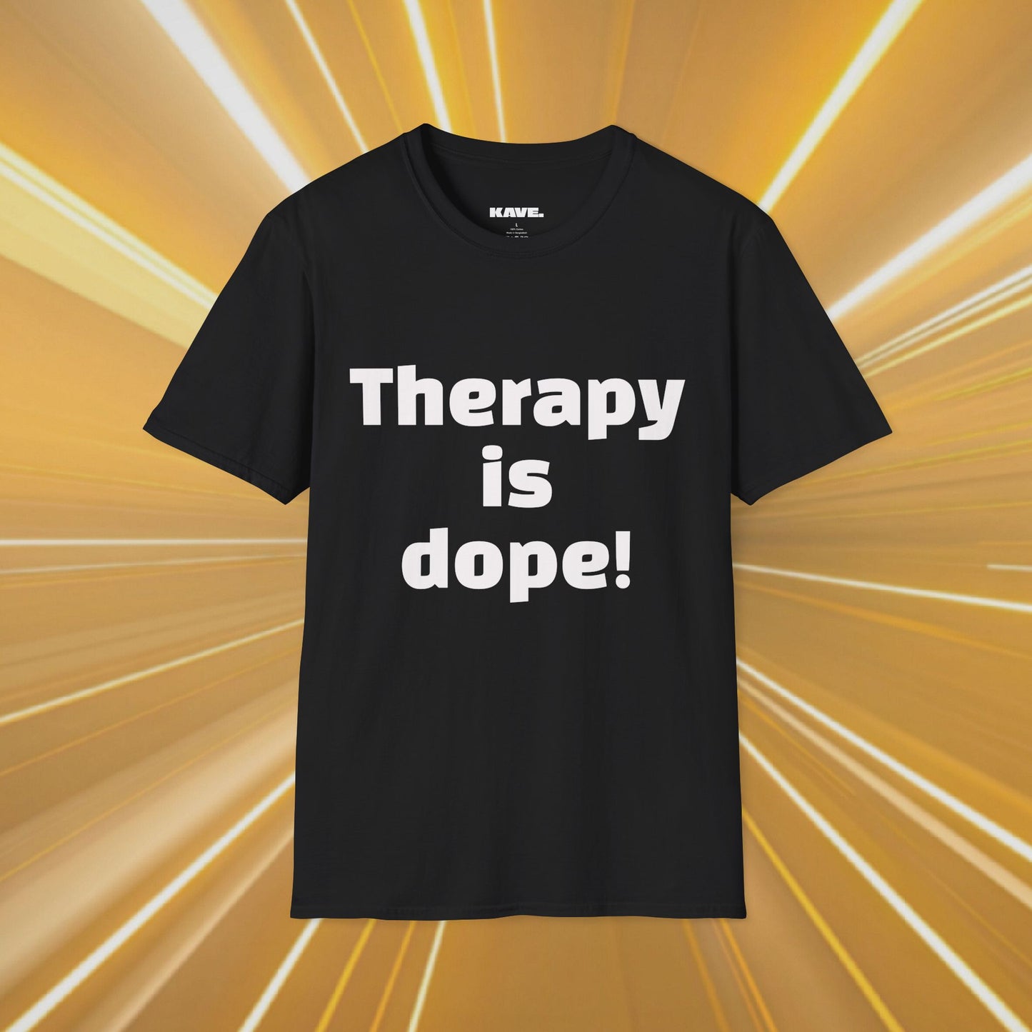 Therapy Is Dope T-Shirt —  Mental Health Awareness Tee