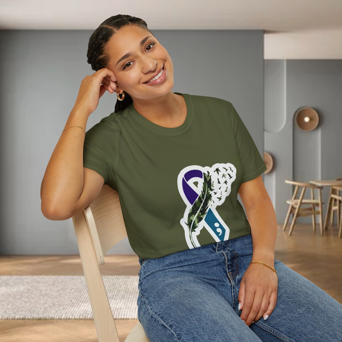 Suicide Awareness Unisex Softstyle T-Shirt (women)