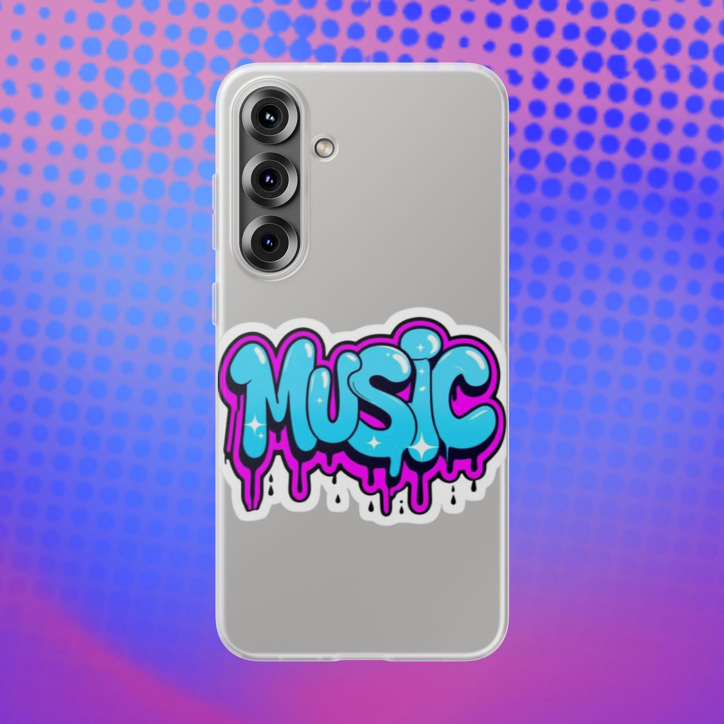 Music Graffiti Phone Case — Trendy Flexible Protective Cover