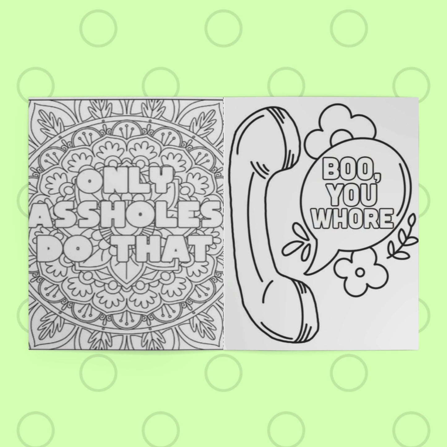 Adult Coloring Book — Shades of Sarcasm: ‘Humans Are So Stupid’ Funny Dark Humor Coloring Book