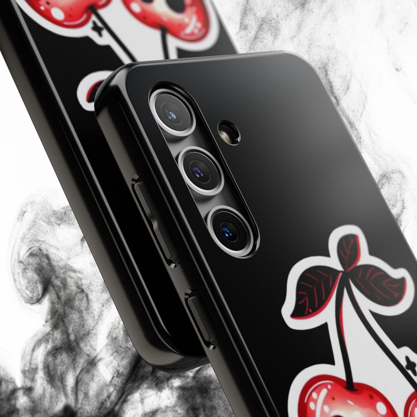Tough Phone Case — Dripping Skull Cherries Graphic
