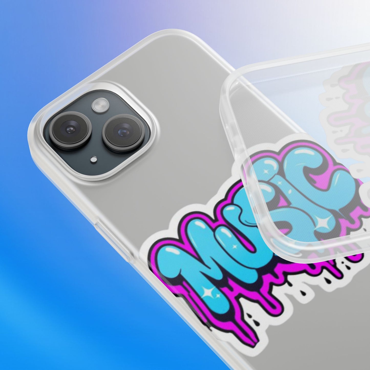 Music Graffiti Phone Case — Trendy Flexible Protective Cover